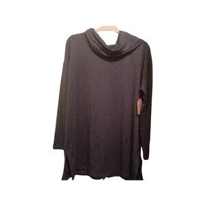 ST JOHNS BAY GRAY LOOSE TURTLE NECK LONG SLEEVE LIGHTWEIGHT SWEATER/BLOUSE SZ XL